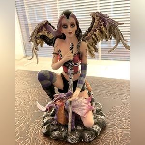 Figurine Fairy with Dragon